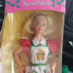 Barbie Holiday Treats Doll with Red and White Outfit